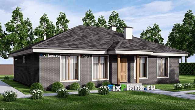Одноэтажный дом F-15245